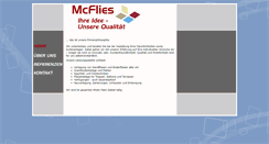 Desktop Screenshot of mcflies.de